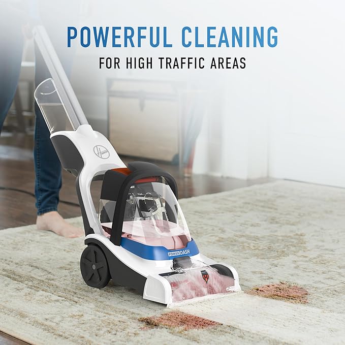 Hoover PowerDash Pet Compact Carpet Cleaner Machine, Lightweight Shampooer Machine, Pair with a Hoover Carpet Cleaner Solution for a Bright, Refreshed Home-Ruum Studio Home