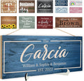 Custom Wood Sign Prsonalized Text Business Home Decor, Personalized Rustic Plaque Board Hanging Wooden Name Sign for Wall Art, Customized Signs Plank Decoration Gifts for Wedding Family Farmhouse Kitchen, Rectangle-Ruum Studio Home