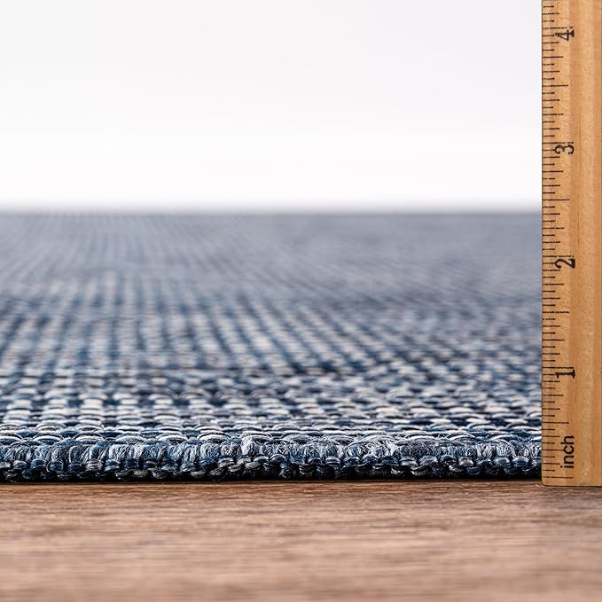 Keen Home Design Terrace Outdoor Area Rug - 4x6 Washable Indoor/Outdoor Rug for Patio, Kitchen, Balcony, Beach, Garden, Deck and Porch, Size: 3'10"x5'7"-Ruum Studio Home