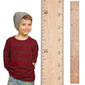 Wooden Growth Chart for Wall - Size Height Chart for Kids, Growth Measuring Board and Kids Height Wall Chart, Growth Chart for Kids, Height Chart for Wall - Natural (63"x6.7")-Ruum Studio Home