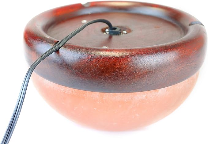 Himalayan Secrets® Salt Dome Lamp | for Warming Up Hands and Feet (9" Diameter)-Ruum Studio Home