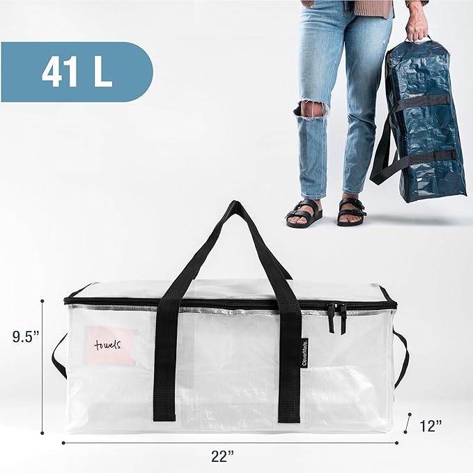 CleverMade Under Bed Storage Bag - Collapsible Storage for Shoes and Clothes Easy Use - Heavy Duty Utility Bag Home-Ruum Studio Home
