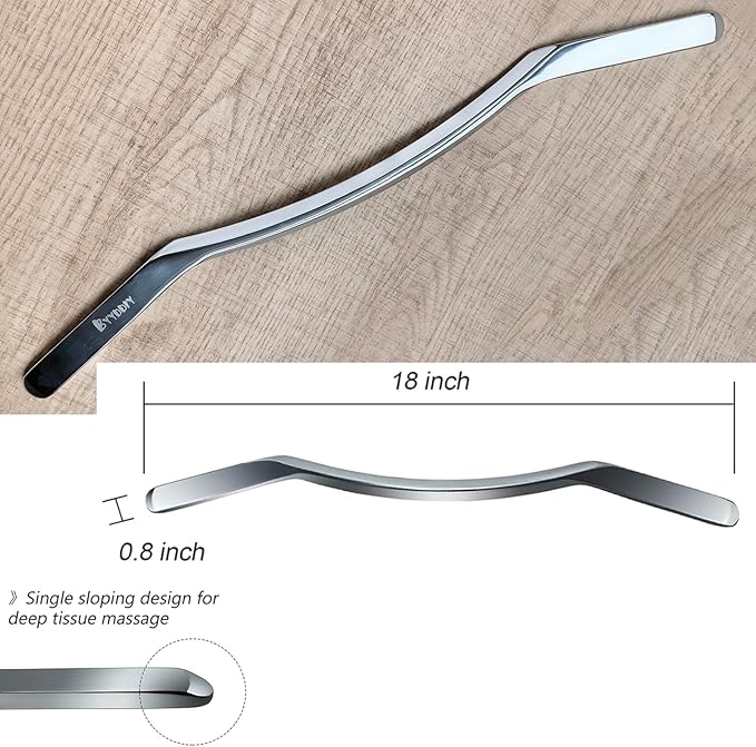 BYYDDIY 7 in 1 Stainless Steel Gua Sha Muscle Scraper Tools Kit (N-7PCS)-Ruum Studio Home