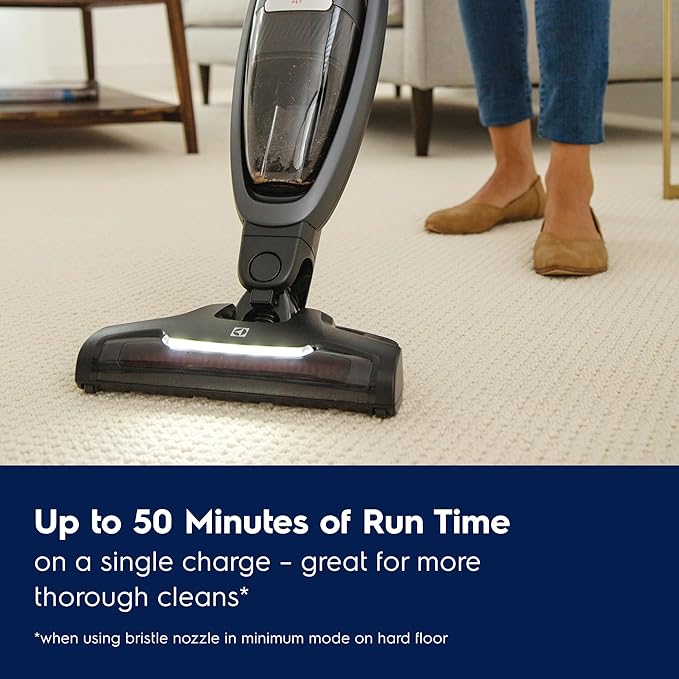 Electrolux WellQ7 Pet Cordless 2-in-1 Vacuum Cleaner with Motorized PetPro+ Nozzle for Easy Pet Hair Removal, 50-Minute Run Time, 2 Power Modes, Shale Gray-Ruum Studio Home