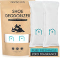 NonScents Shoe Deodorizer 1-Pack (2 Count) - Odor Eliminator, Air Freshener, Smell Absorber, Scent Remover for Shoes, Gym Bags, Soccer Cleats, Closets, Pet Area, Reusable - Shoe Deodorant-Ruum Studio Home