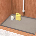 URMONA Waterproof Silicone Under Sink Mat 40'' x 22'' Shelf Liner for Kitchen and Bathroom, Cabinet and Counter Protector, Storage and Organizers, Litter Mat, Pet Cat Puppy Essentials(Beige)-Ruum Studio Home