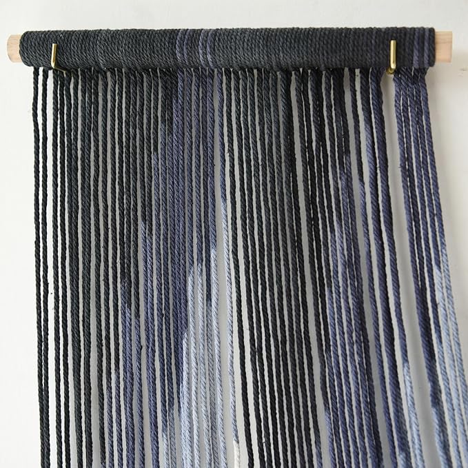 IOWER Large Macrame Wall Hanging Decor Dip-Dyed Macrame Wall Decor Wall Art Craftsmanship Fiber Art Boho Chic Wall Decor Modern For Bedroom Livingroom Backdrop-Ruum Studio Home