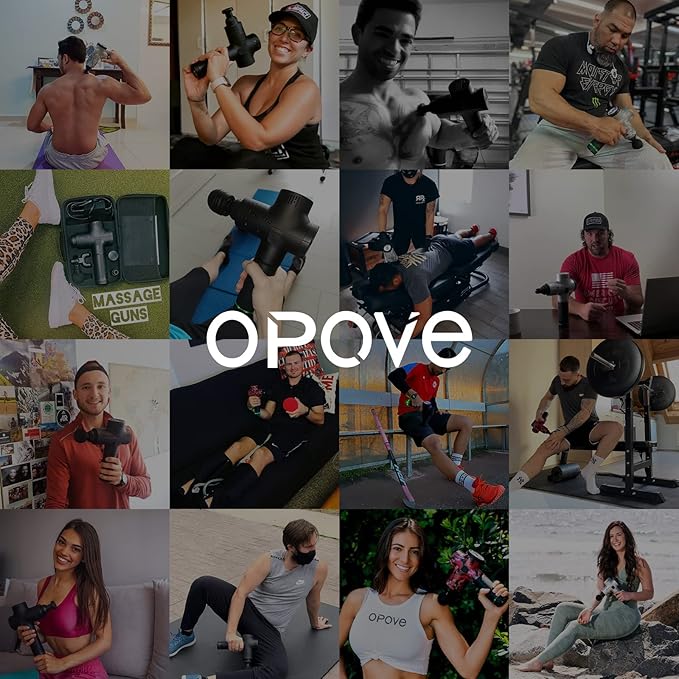 opove M3 Pro 2 Massage Gun Deep Tissue Percussion Muscle Massager for Workout, Handheld Percussive Therapy Fascia Gun for Athletes Fast Recovery 4-8 Hours Long Battery Life, Powerful, Quiet, Black-Ruum Studio Home