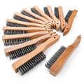 Elsjoy 12 Pack Wire Brush with Wooden Handle, 10 Inch Stainless Steel Wire Scratch Brush Wire Cleaning Brush Set for Removing Rust, Paint, Welding Slag-Ruum Studio Home