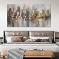 New York City Wall Art - Modern Abstract Wall Art for Living Room, Office & Bedroom Cityscape & Paintings for Bedroom brooklyn bridge Wall Art Pictures Wall Decor Chicago Artwork for Walls 29×58IN-Ruum Studio Home