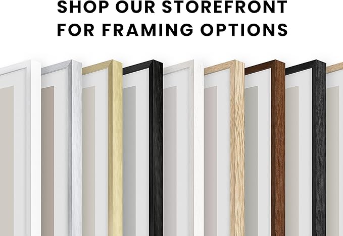 HAUS AND HUES Solid Oak Wood 10”x10” Picture Frames Matted to 5”x5” Set of 3 - Minimalist 10x10 Frame Set, 10x10 Picture Frames, 3 Picture Frame Set for Posters (Beige Oak Frames)-Ruum Studio Home