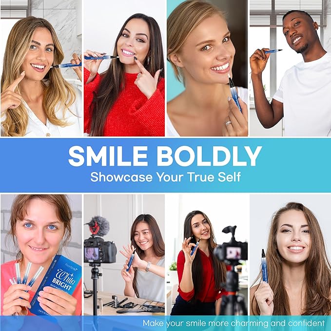 Teeth Whitening Gel – Set of 3 – Gentle, Pain-Free Formula for Sensitive Teeth – Easy, Mess-Free Application – Travel-Friendly & Enamel-Safe for a Brighter Smile-Ruum Studio Home