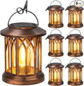 WdtPro Solar Lanterns Outdoor Hanging 6 Pack, Upgraded Bright Lantern Lights Outdoor Waterproof, Solar Powered Lantern Over 12Hrs Solar Lights for Outside Garden Yard Patio Decor (Copper)-Ruum Studio Home