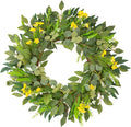 24 Inch Eucalyptus Greenery Wreaths for Front Door, Large Artificial Outdoor Spring Summer Wreath for Porch, Window, Farmhouse, Home Decor - All Seasons-Ruum Studio Home