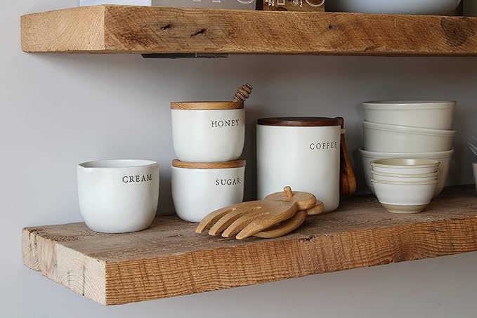 Urban Legacy Deep Floating Shelves | Reclaimed Barn Plank Deep Floating Shelves with Low Profile Brackets | High Weight Capacity (48" x 11" x 2")-Ruum Studio Home