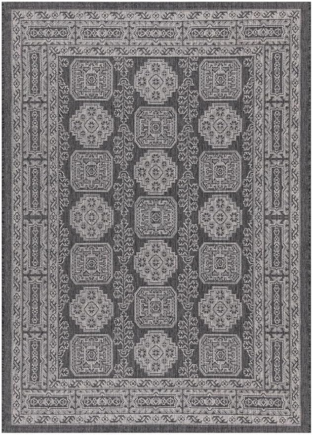 Keen Home Design Terrace Outdoor Area Rug - 5x8 Washable Indoor/Outdoor Rug for Patio, Kitchen, Balcony, Beach, Garden, Deck and Porch, Size: 5'3"x7'7"-Ruum Studio Home