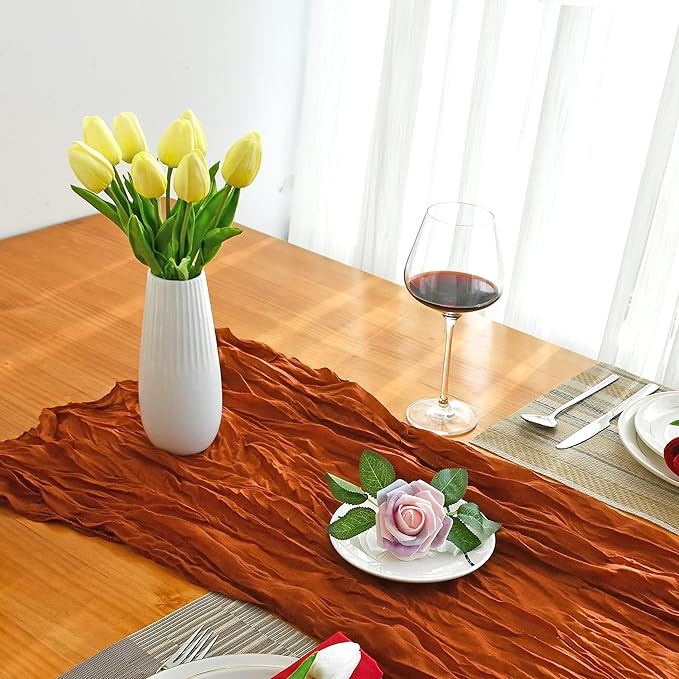 Mandy's Artificial Tulips 20 Stems Light Yellow PU Faux Flowers for Wedding Home Decor 13.5 Inch-Ruum Studio Home