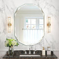 Bathroom Mirrors for Over Sink, Round Frameless Mirrors for Wall, 20x28 Inch Beveled Bathroom Mirror, Bathroom Vanity Circle Mirror for Bedroom Living Room Entryway Home Decor-Ruum Studio Home