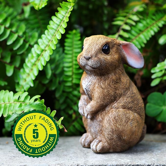 Bunny Decor Yard Decorations Outdoor Set of 3, Bunny Decorations for Home Garden Outdoor Statues, Easter Rabbit Figurines mom Gifts-Ruum Studio Home