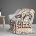 Boho Throw Blanket for Couch Bed Sofa Living Room, Western Flannel Fleece Blanket Soft Cozy Lightweight Breathable Fluffy Durable Gifts for Men Women 50 x 60 Inch-Ruum Studio Home