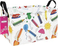 Rectangular Storage Basket Fabric Organizer Bin for Toys,Books,Clothes,Gifts,Pets-Perfect for Home,Office,Nursery,Dorm,Shelf(Rec-colored pencil )-Ruum Studio Home