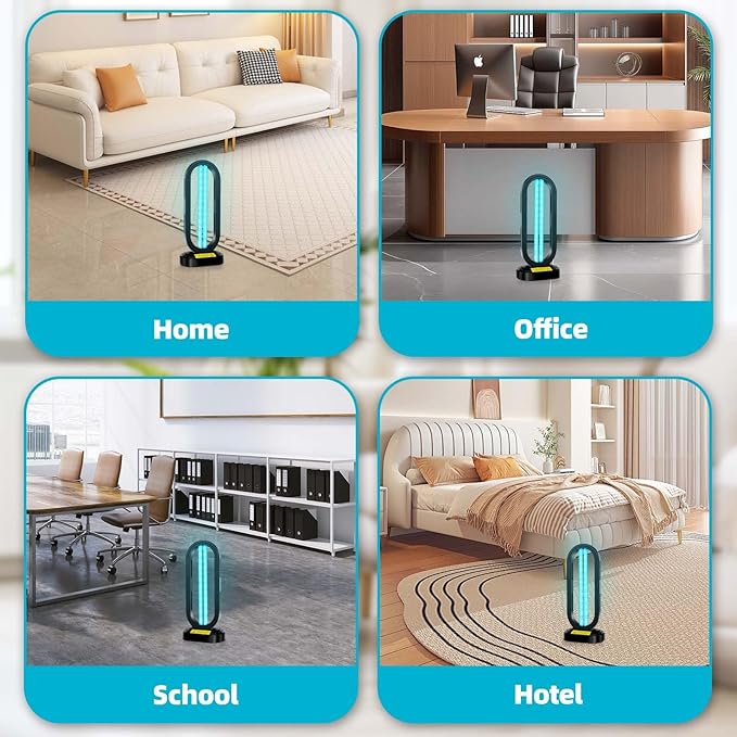 UV Light Sanitizer Replacement Light Bulb with Ozone,UVC Home Disinfection Device Light Bulb,38W UV Light Bulb,1 Count-Ruum Studio Home