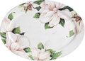 Bico Magnolia Floral Ceramic 16 inch Oval Platter, Microwave & Dishwasher Safe-Ruum Studio Home