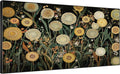 SIGNWIN 36"x72" Extra Large Framed Wall Art Whimsical Dandelion Field in Yellow and Green, Playful Botanical Print for Home Living Room Bedroom Decor (Frame Assembly Required)-Ruum Studio Home