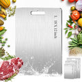 Titanium Cutting Board, 100% Pure Titanium Cutting Boards for Kitchen, Double Sided Food-Grade, Dishwasher Safe Chopping Board for Cutting Meat Vegetable Fruit (18"L x 12"W)-Ruum Studio Home