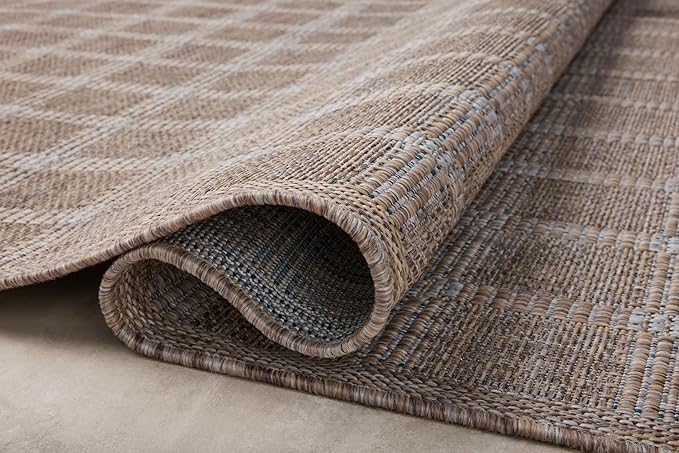 Loloi Amber Lewis Topanga Collection TOP-01 Natural/Bone 9'-2" x 12'-0" Indoor/Outdoor Area Rug-Ruum Studio Home