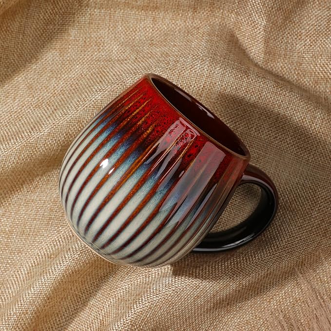 CosyCorner Ceramic Coffee Mug, 17 oz Large Coffee Cups for Home and Office, Ceramic Cup for Coffee & Tea（A）-Ruum Studio Home