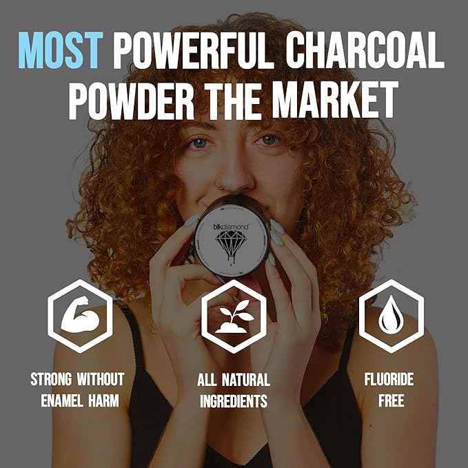 Premium Activated Charcoal Natural Coconut Teeth Whitening Powder - Safe for Enamel to get a Whiter and Brighter Smile - Organic Toothpaste Detoxifier-Ruum Studio Home