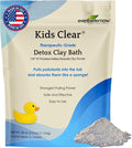 Kids Clear Detox Clay Bath, 100% Pure Sodium Bentonite - Cleansing and Purifying, by -Evenbetternow LLC – 2.5 lb (40 oz) Standard Size-Ruum Studio Home