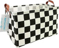 LANGYASHAN Rectangular Storage Bin Collapse Canvas Fabric Cartoon Storage Basket with Handles for Organizing Home Kitchen Boys and Girls Toys Office Closet Shelf Baskets (Rec-Racing flag)-Ruum Studio Home