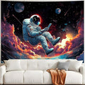 BVBOX Astronaut Tapestry Wall Hanging 79"x59" Space Galaxy Nebula Clouds Art Trippy Cosmic Cool Psychedelic Wall Blanket Decor for Bedroom Living Room Dorm-Ruum Studio Home