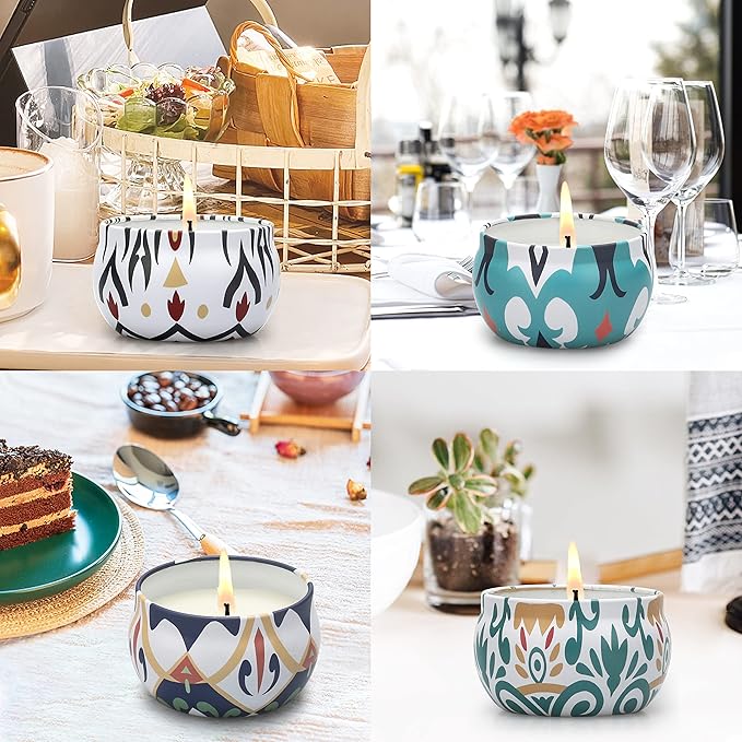Candles Gifts for Women, 9 Pack Candles for Home Scented, Soy Scented Candle for Home, Aromatherapy Candle Gifts Set for Christmas, Birthday, Mothers Day, Valentine's Day-Ruum Studio Home