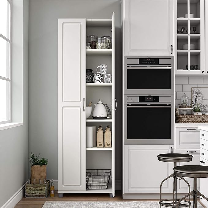 SystemBuild Evolution Kendall 24" Utility Storage Cabinet - White-Ruum Studio Home