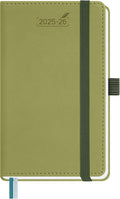 BEZEND Pocket Planner 2025-2026 Weekly and Monthly, 3.5" x 6" Academic Planner (Jul 25-Dec 26) 18-Month Mid-Year Calendar Book, Storage Pocket, Pen Holder, PU Leather Hardcover - Kiwi-Ruum Studio Home