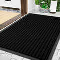 Yimobra Front Door Mat Outdoor Indoor Entrance, 100% Waterproof All-Season All Weather Doormat, Welcome Matt Outside Entry, Non Slip, Low Profile, Heavy Duty Patio Porch Floor Mats,36 x 24,Black-Ruum Studio Home