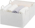 StorageWorks Storage Bins, Fabric Storage Bins for Shelves, Extra Large Storage Baskets with Metal Frame, Closet Baskets and Bins with Handles, Jumbo, Gray and White Stripes, 2-Pack-Ruum Studio Home