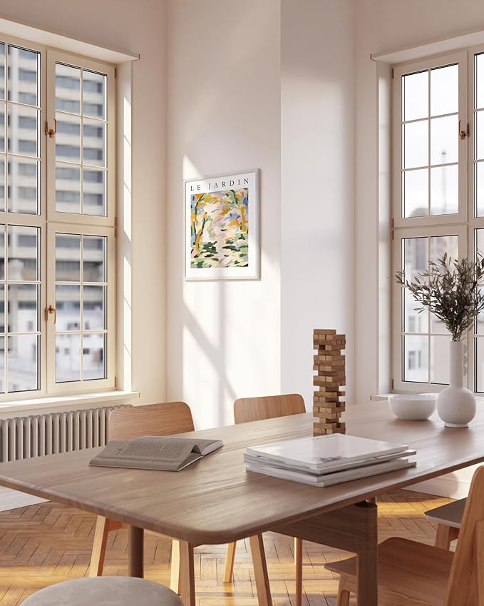 HAUS AND HUES Standalone White Aluminum Frame Set of 1-18x24-Ruum Studio Home