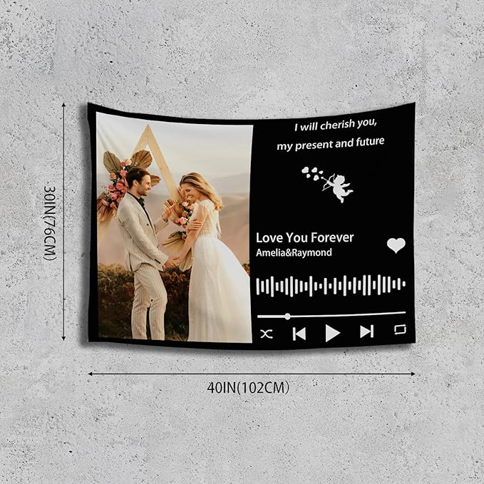 Custom Tapestry For Wall Bedroom Custom Backdrop Personalized Image Text Photo Customized Funny Tapestry Banners And Signs Song Horizontal Tapestrys-Ruum Studio Home