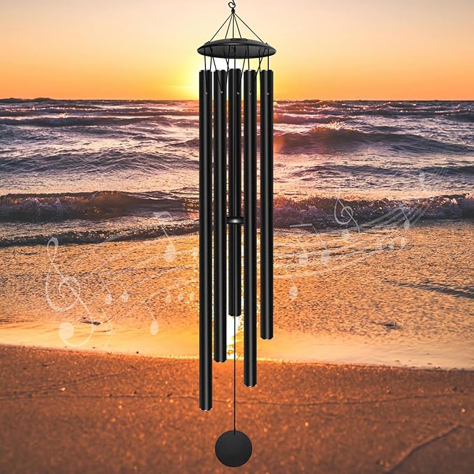 Large Wind Chimes for Outside Deep Tone, 65" Deep Tone Wind Chimes for Outside Porch Garden Patio Balcony Memorial Room Decor, Memorial Sympathy Gift for Loss of Loved One-Ruum Studio Home