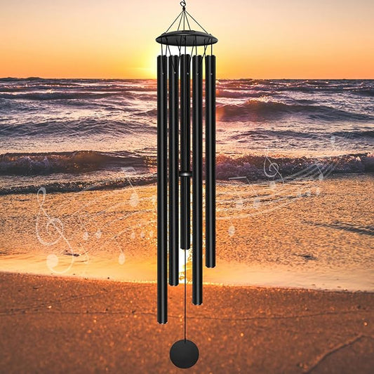 Large Wind Chimes for Outside Deep Tone, 65" Deep Tone Wind Chimes for Outside Porch Garden Patio Balcony Memorial Room Decor, Memorial Sympathy Gift for Loss of Loved One-Ruum Studio Home