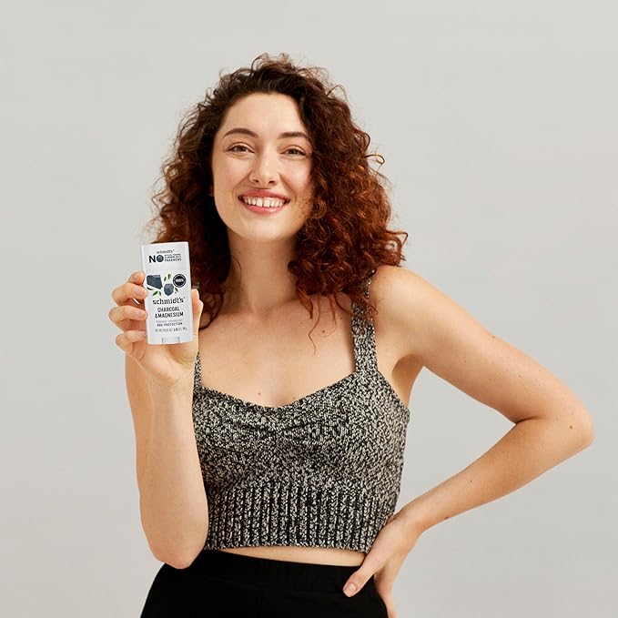 Schmidt's Aluminum-Free Vegan Deodorant Charcoal & Magnesium with 24 Hour Odor Protection, for Women and Men, Natural Ingredients, Cruelty-Free, 2.65 oz-Ruum Studio Home