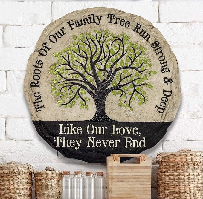 Spoontiques - Garden Décor - Sunflower Stepping Stone - Decorative Stone for Garden-Ruum Studio Home