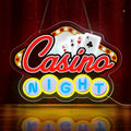 Casino Night Neon Sign for Wall Decor Casino Led Neon Light Dimmable Led Light Sign for Bar Casino Play Room Birthday Party Decor-Ruum Studio Home