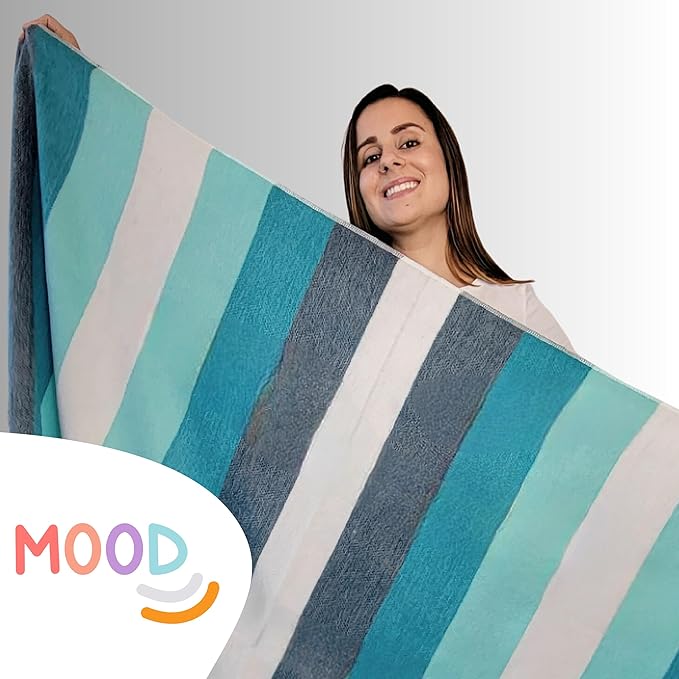 LATITUDE ZERO Alpaca Wool Throw Blanket | Warm, Ultra-Soft, Breathable, Non-Itchy Blanket-Throw | Hypoallergenic and Beautiful Fabric (Aquamarine)-Ruum Studio Home
