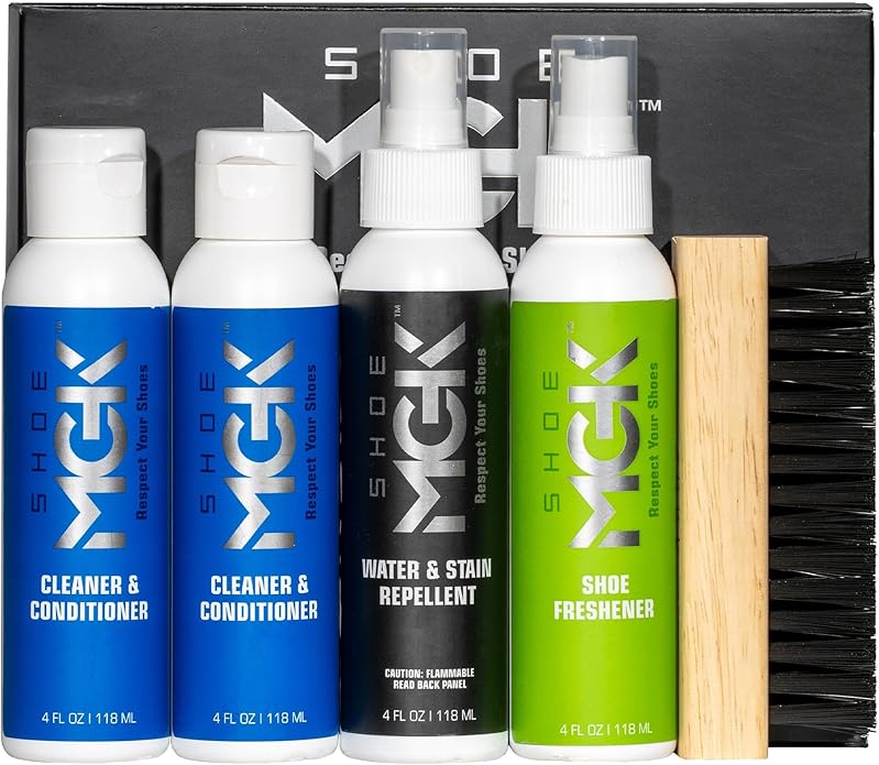 MGK Complete Kit: Shoe Cleaner, Care, Water & Stain Protection - Revitalize, Shield, and Freshen Sneakers, Leather, and Dress Shoes With Deodorizer-Ruum Studio Home