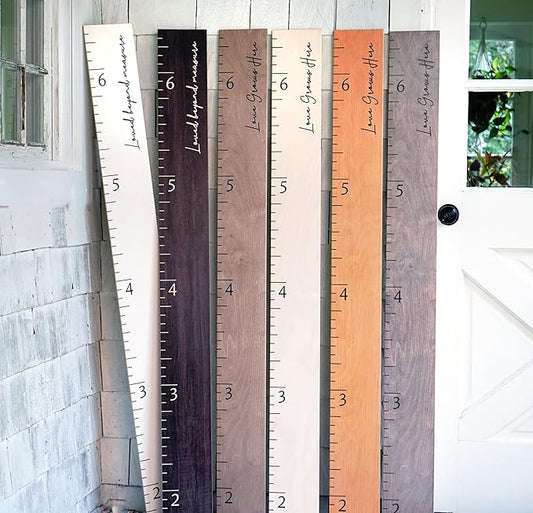 Personalized Growth Chart for Wall - Kids Height Ruler, Wooden Growth Chart for Kids, Wall Ruler for Kids Height Measurement and Height Growth Chart for Home - Kids Sizing Chart-Ruum Studio Home